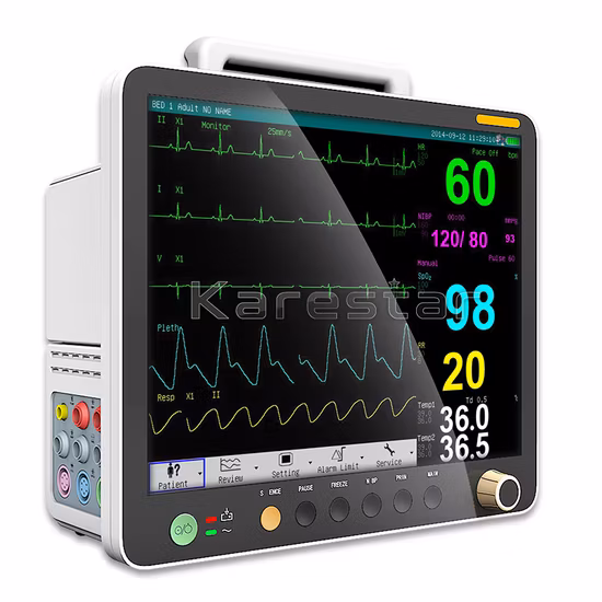 Lepu ICU Monitor Patient, Patient ICU Monitor, Touch Medic Monitor, Patient Monitor 15 Inch, Capnography Etco2 Monitor