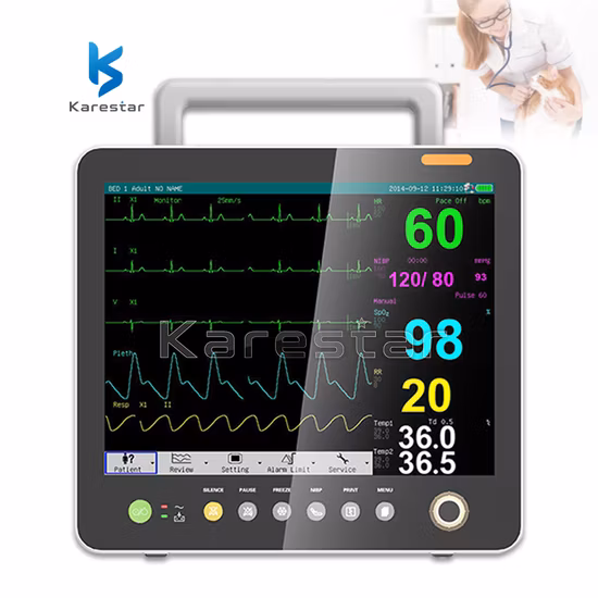 Lepu ICU Monitor Patient, Patient ICU Monitor, Touch Medic Monitor, Patient Monitor 15 Inch, Capnography Etco2 Monitor